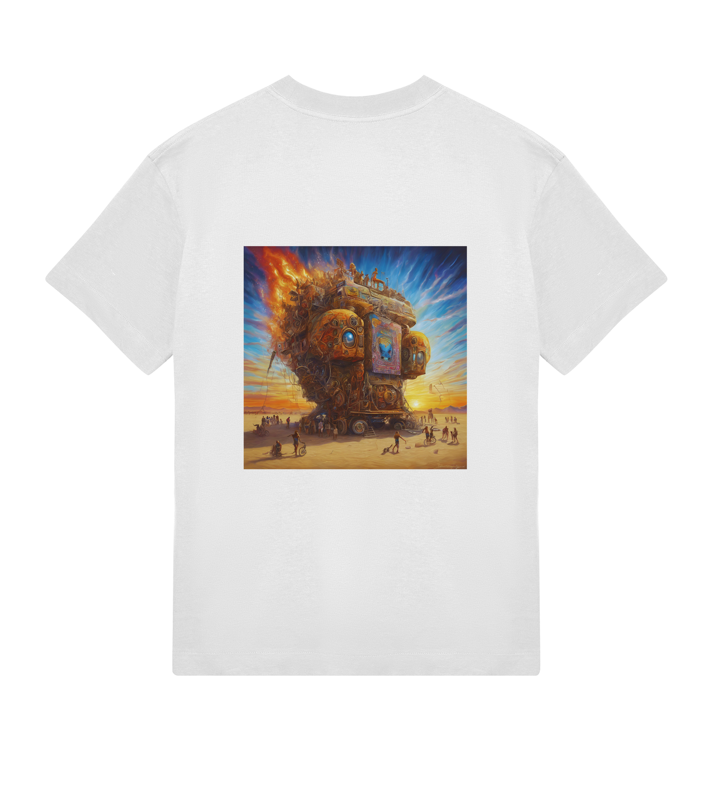 BURNING MAN OVERSIZED T-SHIRT